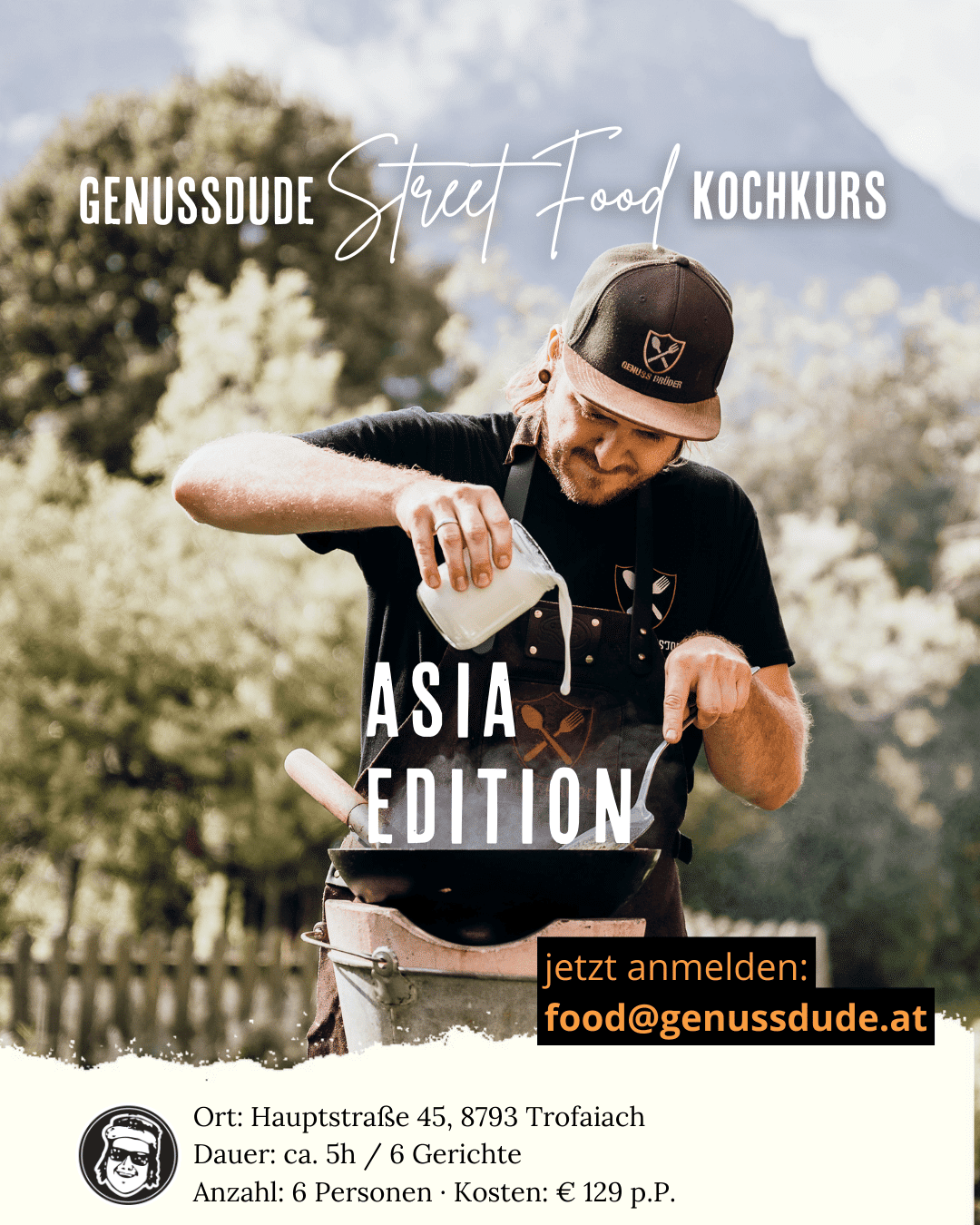 GenussDude Street Food Kochkurs Asia Edition