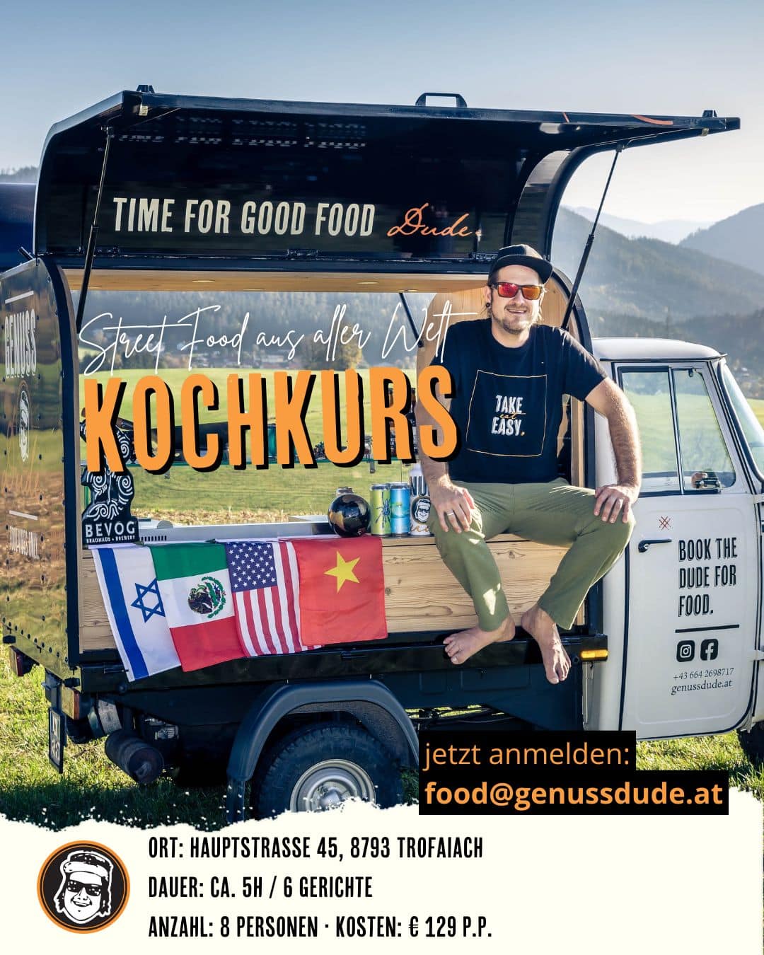 Street Food aus aller Welt - Kochkurs vom GenussDude